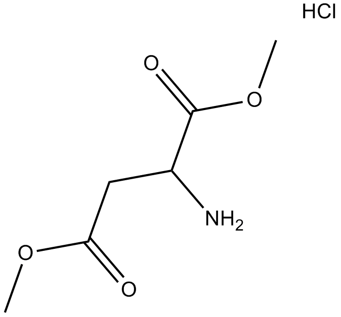 H-D-Asp(OMe)-OMe.HCl 化学構造
