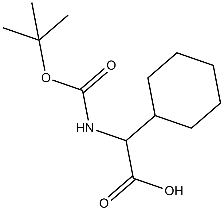 Boc-Chg-OH  Chemical Structure