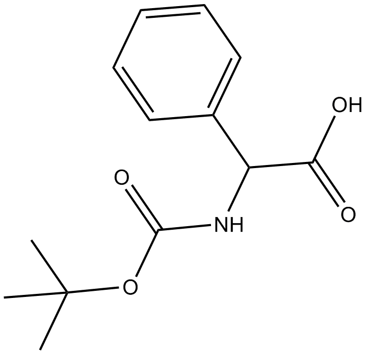Boc-D-Phg-OH  Chemical Structure