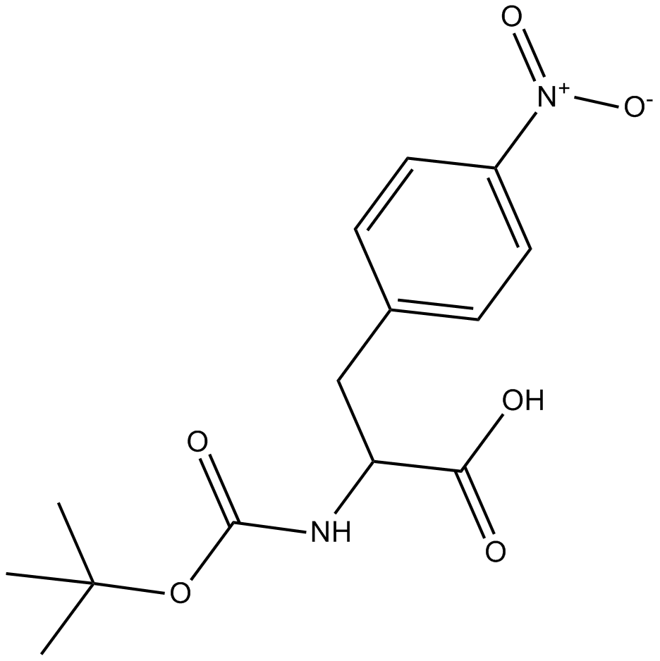 Boc-Phe(4-NO2)-OH التركيب الكيميائي