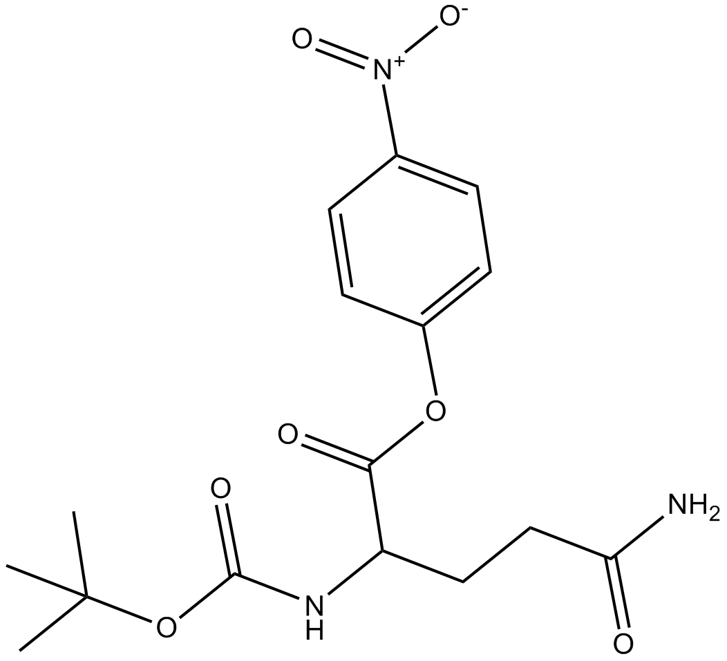Boc-Gln-ONp  Chemical Structure