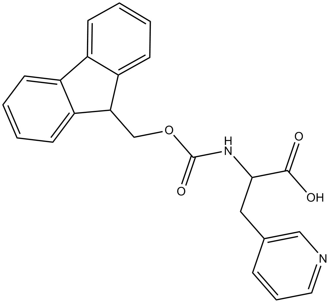 Fmoc-D-Ala(3-pyridyl)-OH?HCl التركيب الكيميائي