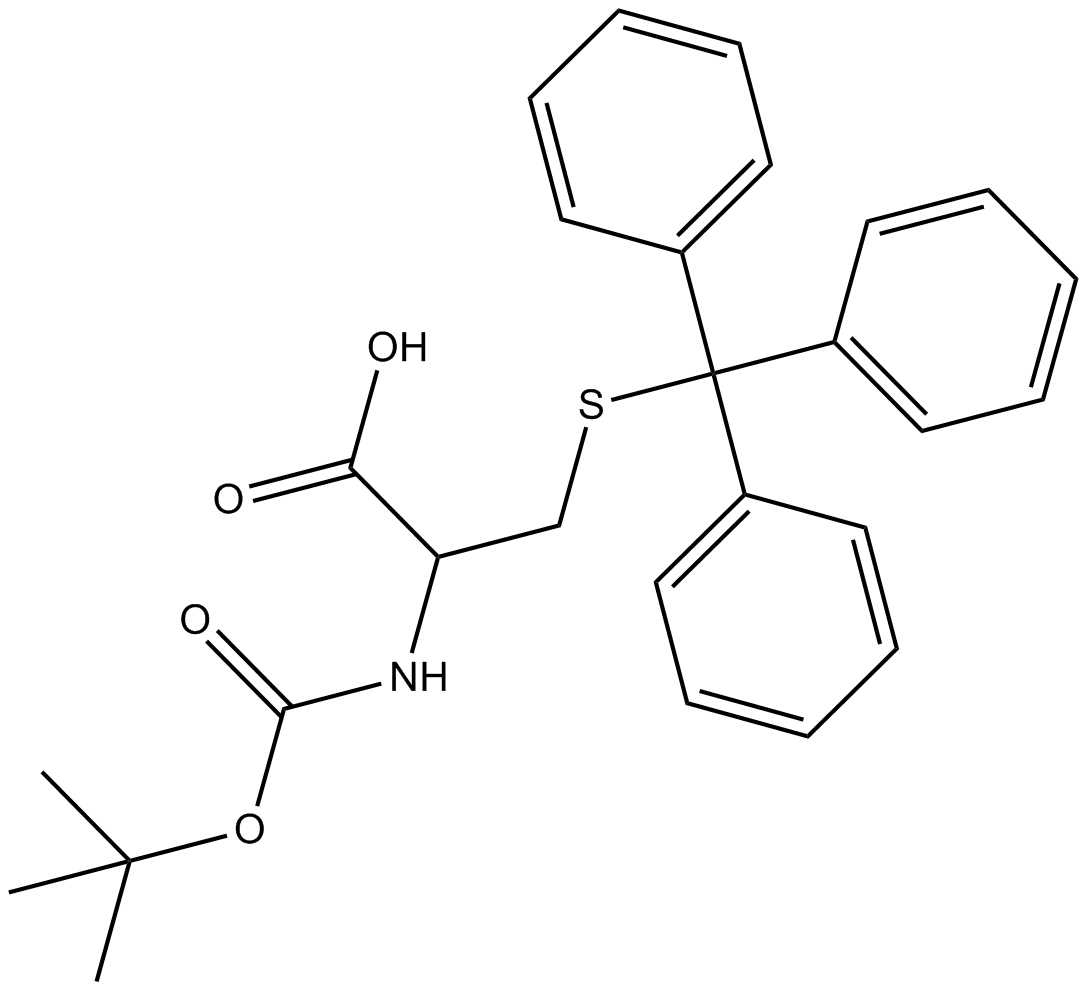 Boc-Cys(Trt)-OH  Chemical Structure