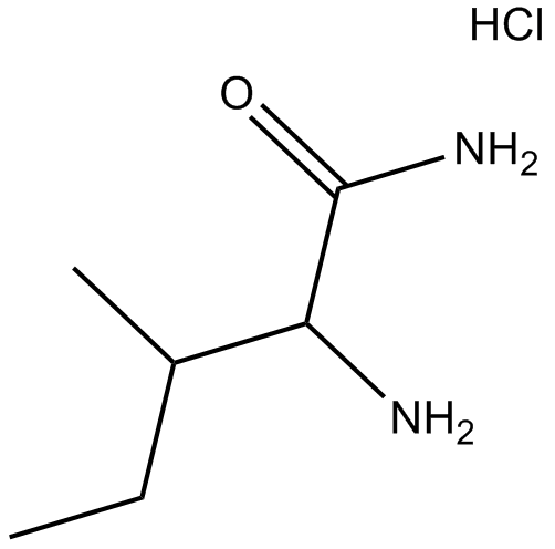 H-Ile-NH2·HCl 化学構造