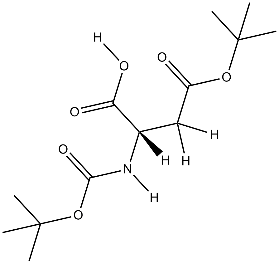 Boc-Asp(OtBu)-OH.DCHA  Chemical Structure