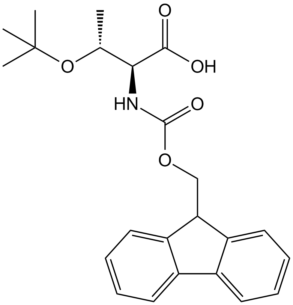 Fmoc-Thr(tBu)-OH  Chemical Structure