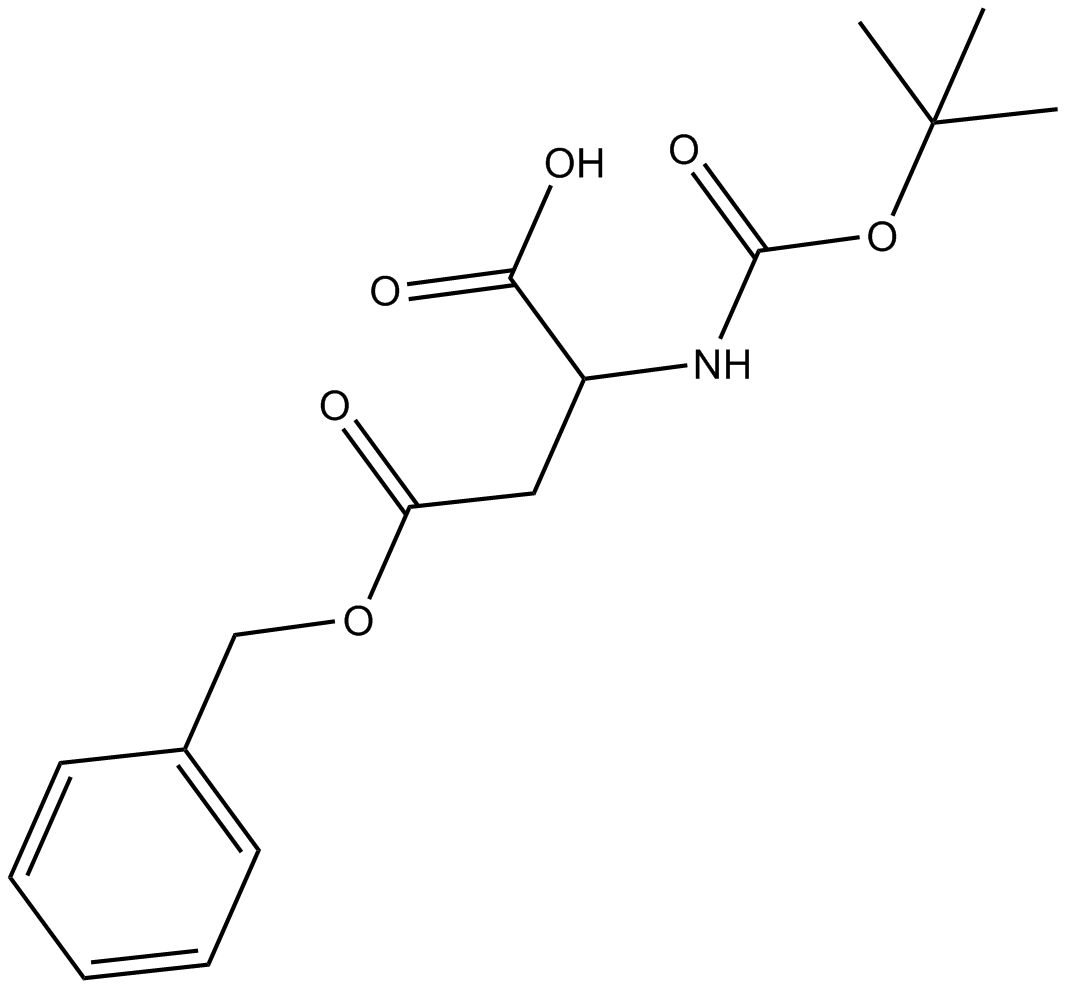 Boc-D-Asp(OBzl)-OH  Chemical Structure