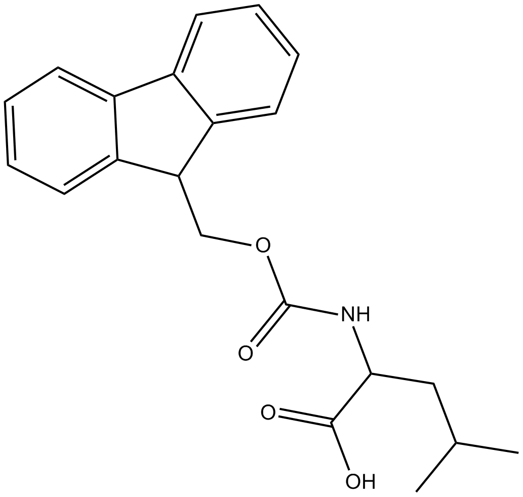 Fmoc-D-Leu-OH  Chemical Structure