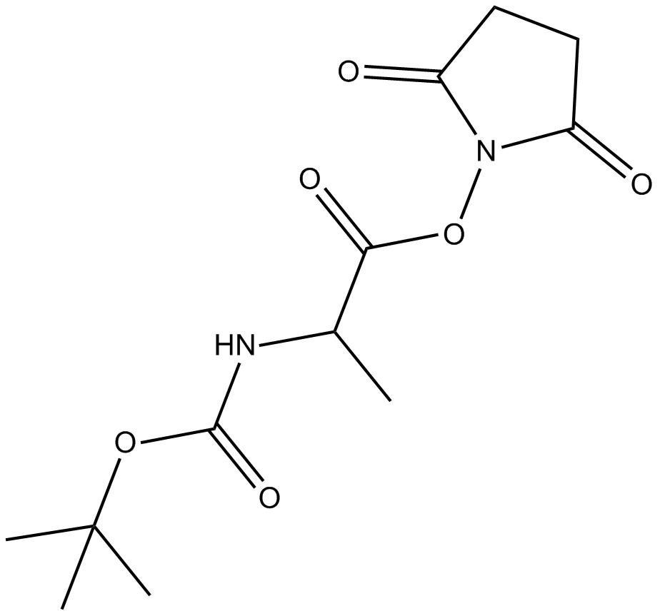 Boc-Ala-OSu  Chemical Structure