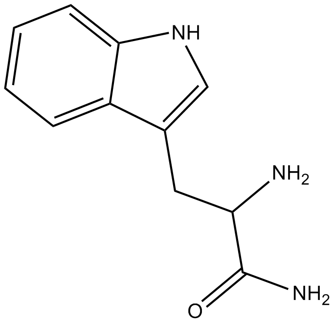 H-DL-Trp-NH2 Chemische Struktur