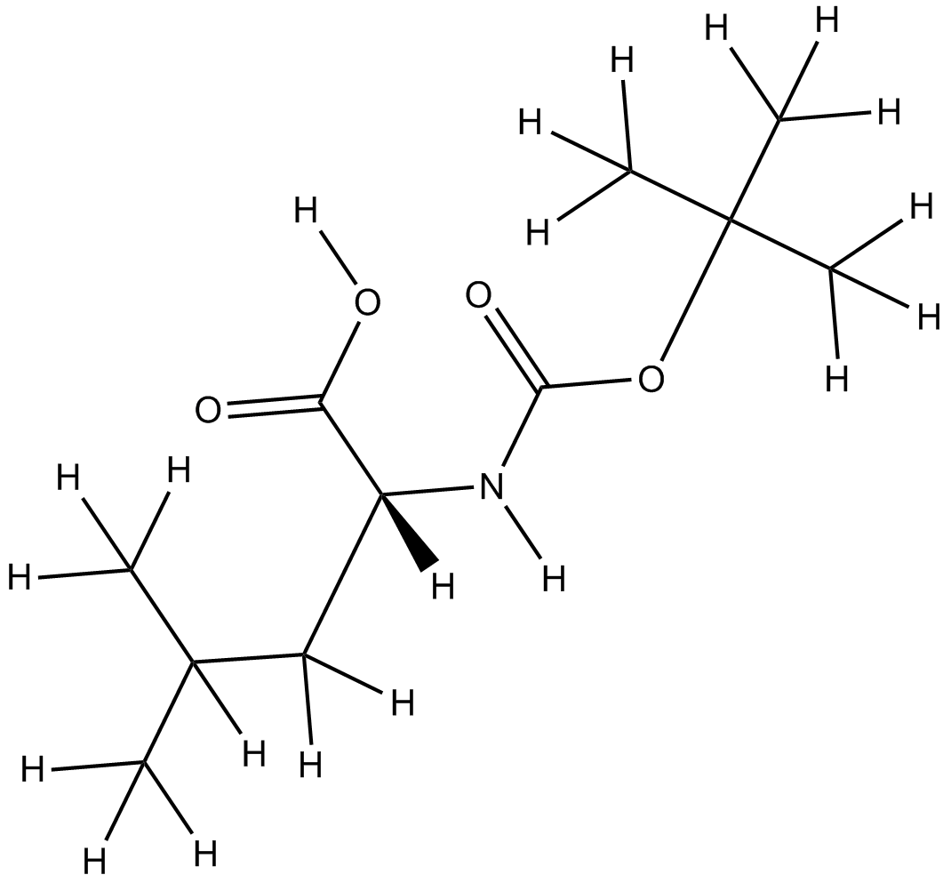 Boc-Leu-OH.H2O  Chemical Structure
