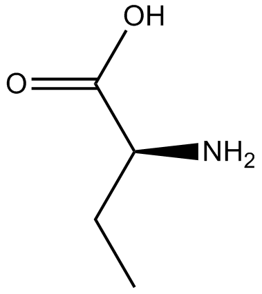 H-D-Abu-OH 化学構造