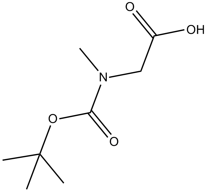 Boc-Sar-OH 化学構造
