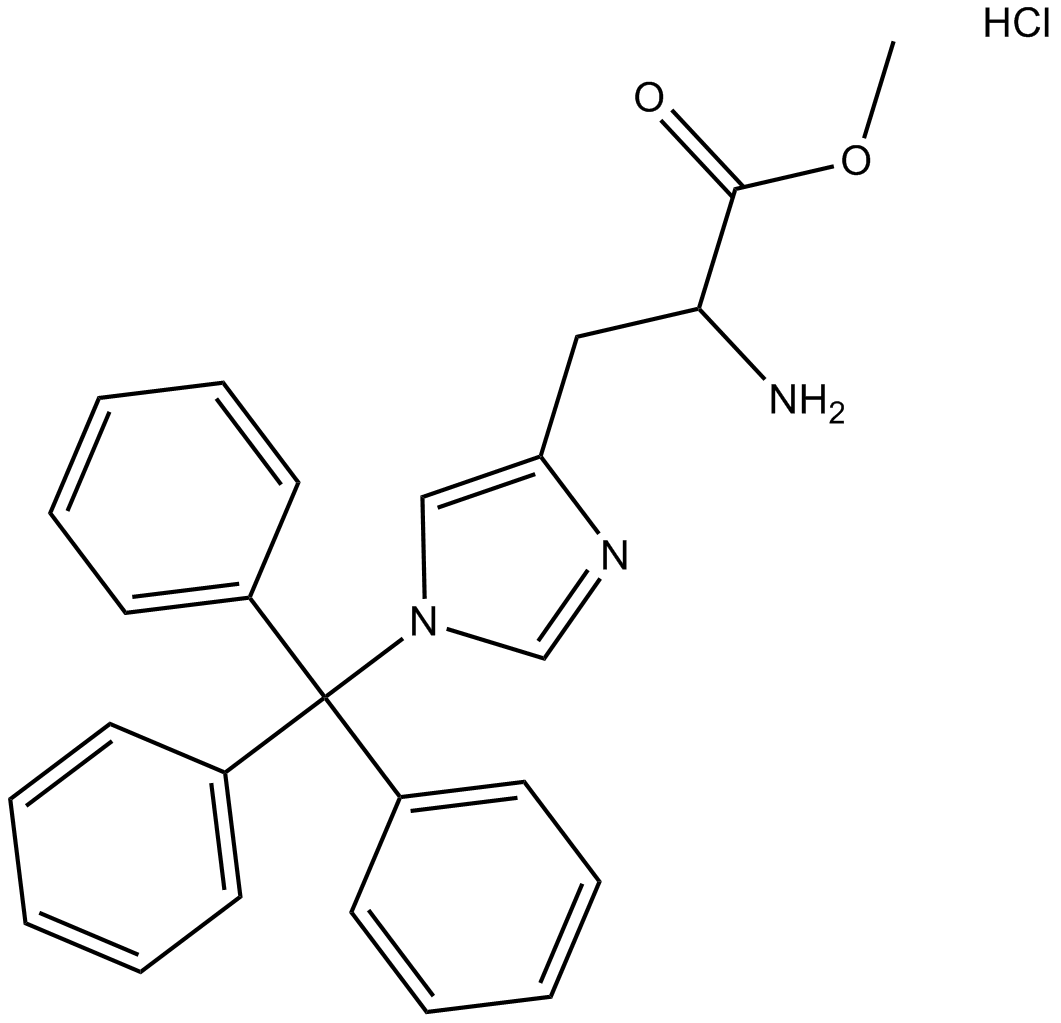 H-His(Trt)-OMe·HCl Chemische Struktur