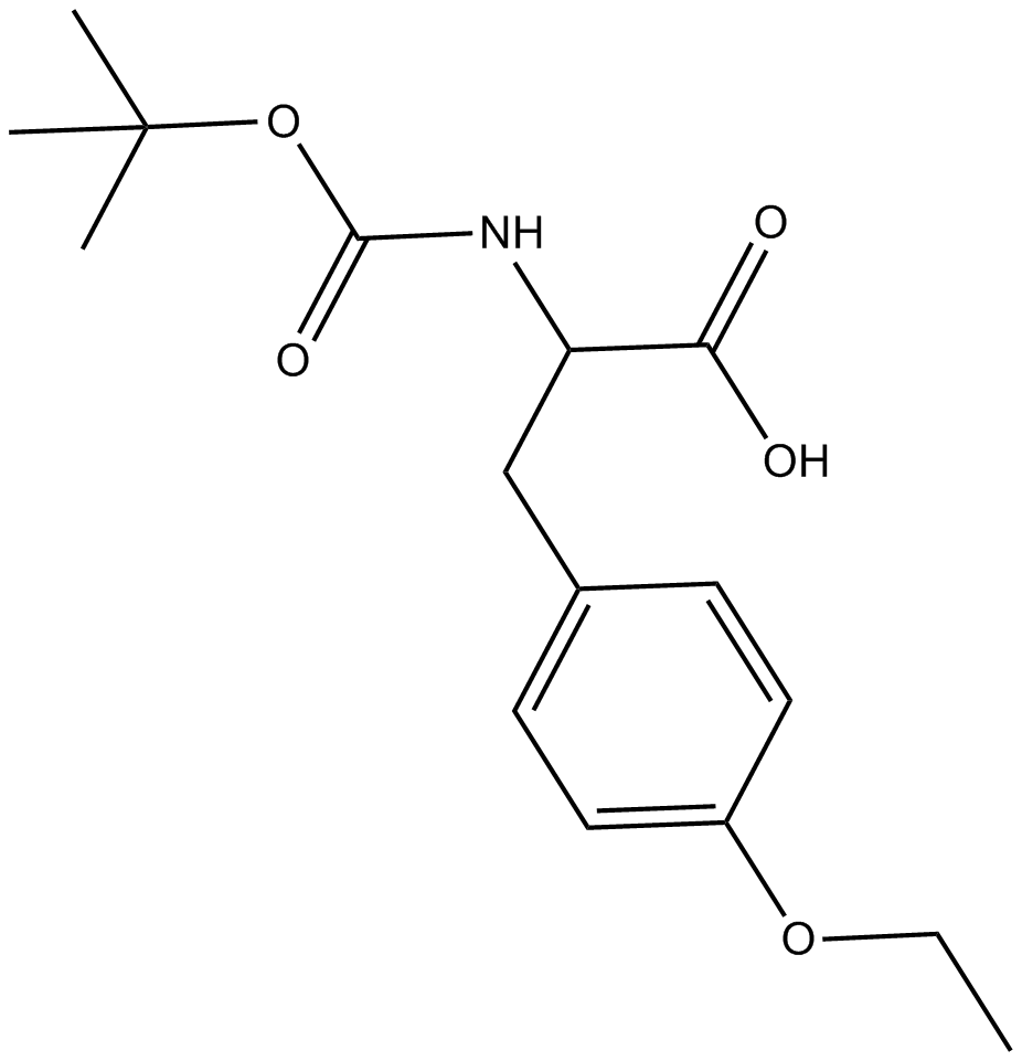 Boc-Tyr-OEt Chemische Struktur