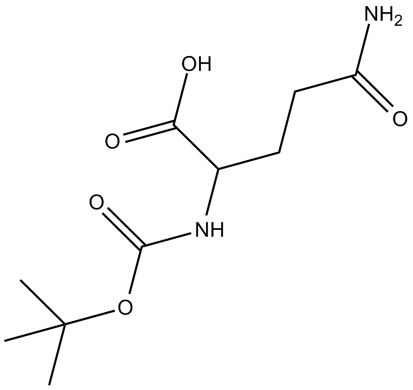 Boc-D-Gln-OH Chemical Structure