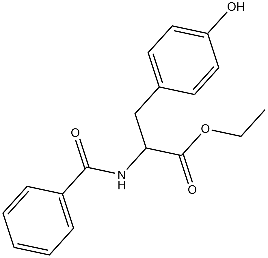 Bz-Tyr-Oet Chemische Struktur