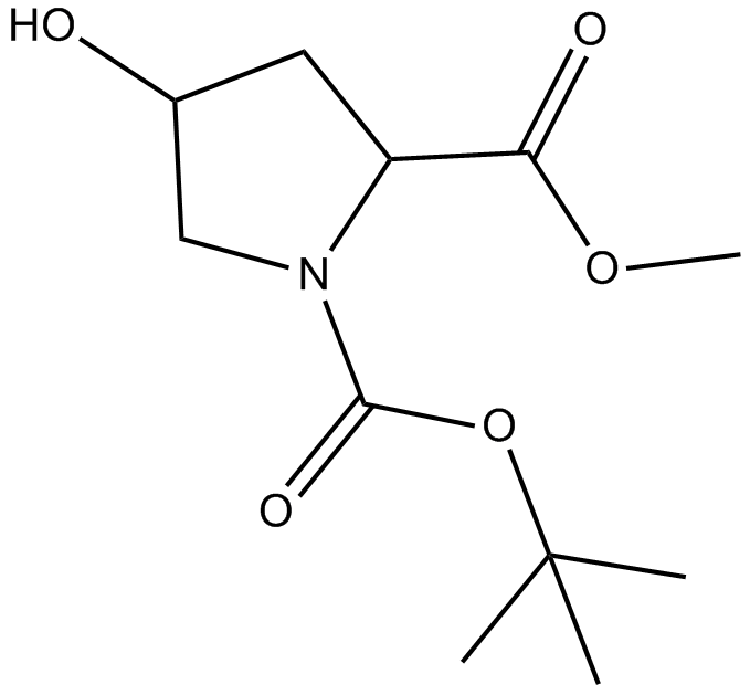 Boc-Hyp-Ome  Chemical Structure