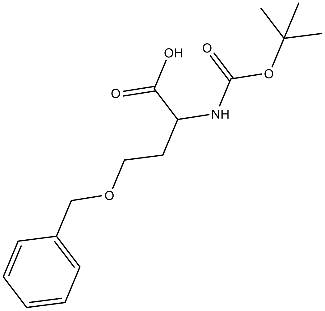 Boc-HoSer(Bzl)-OH التركيب الكيميائي