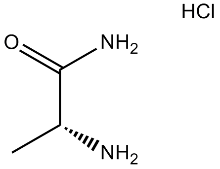 H-D-Ala-NH2·HCl 化学構造