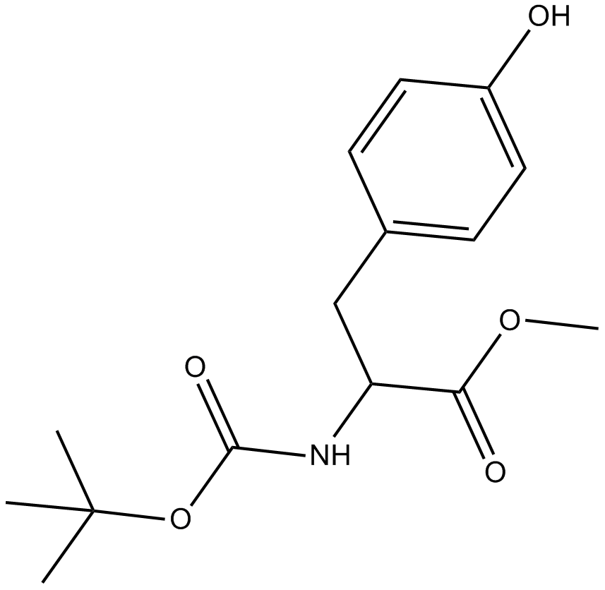 Boc-Tyr-OMe 化学構造
