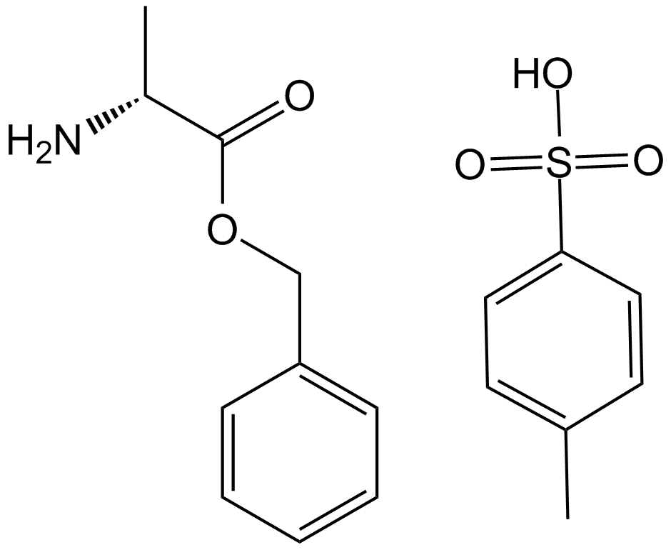 H-D-Ala-OBzl·TosOH 化学構造