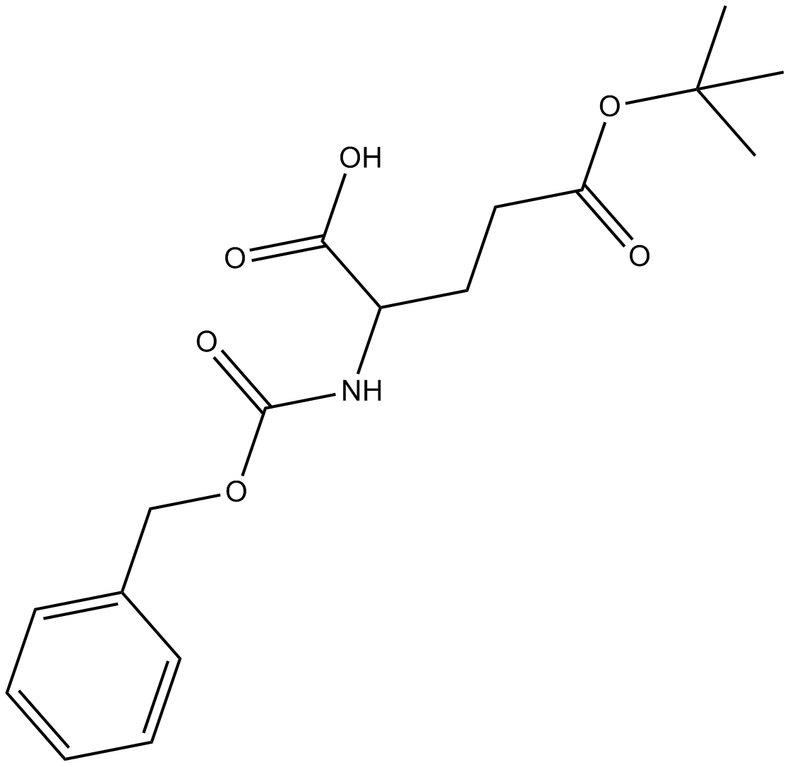 Z-D-Glu(OtBu)-OH 化学構造