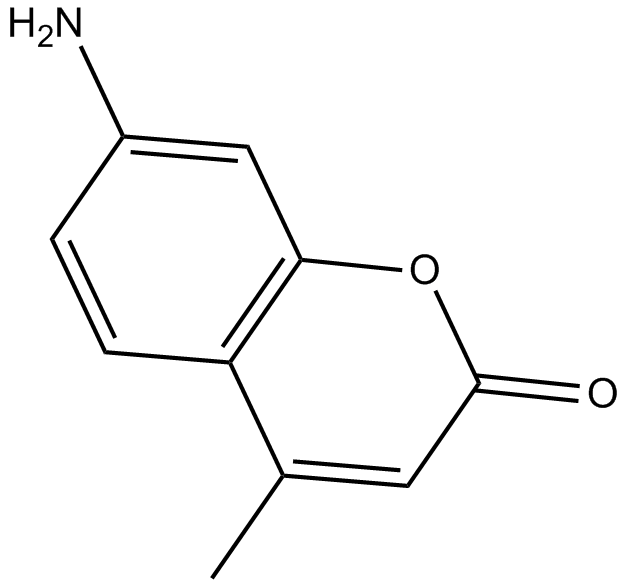 AMC(7-Amino-4-methylcoumarin)  Chemical Structure