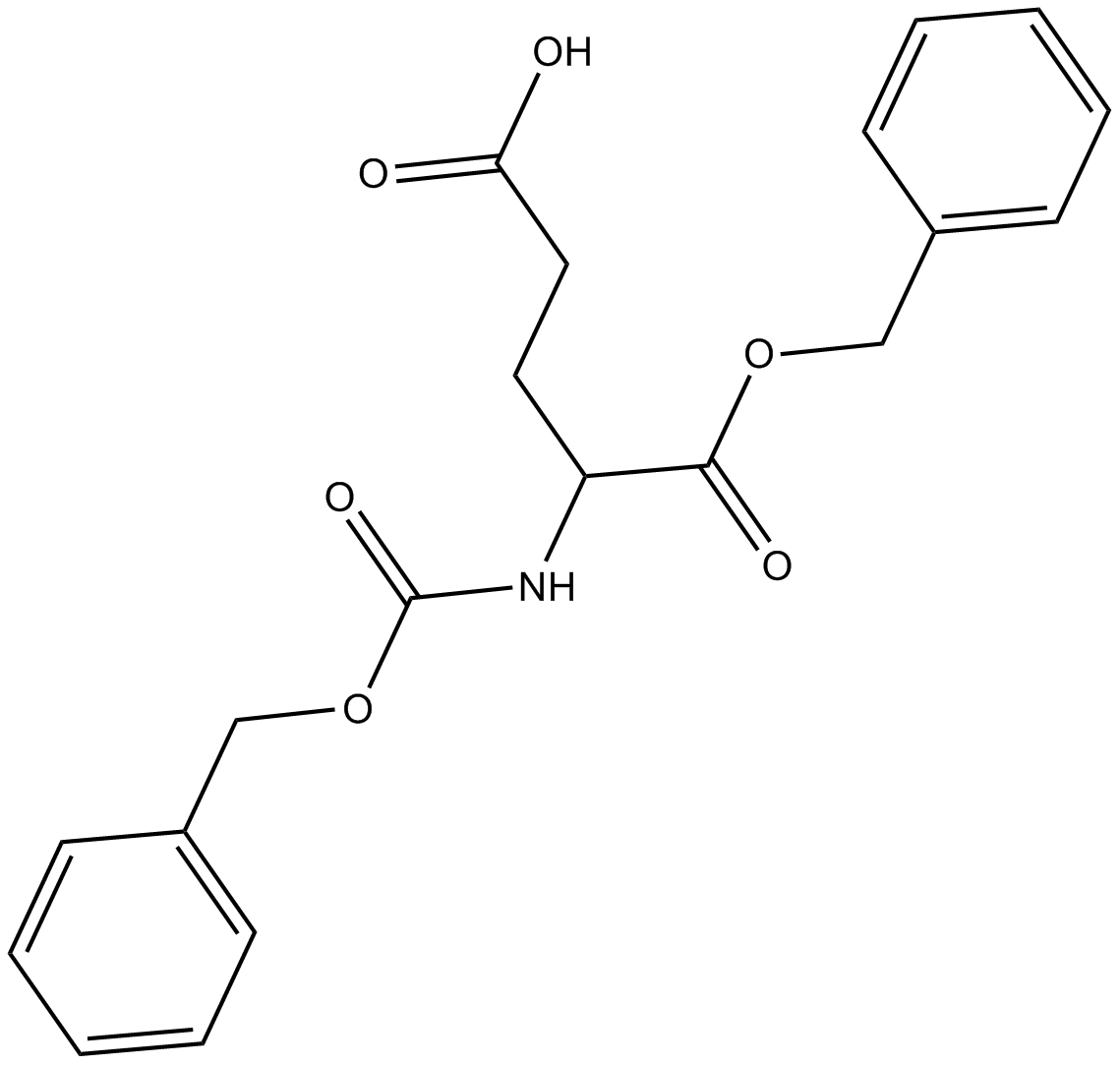 Z-Glu-OBzl Chemische Struktur