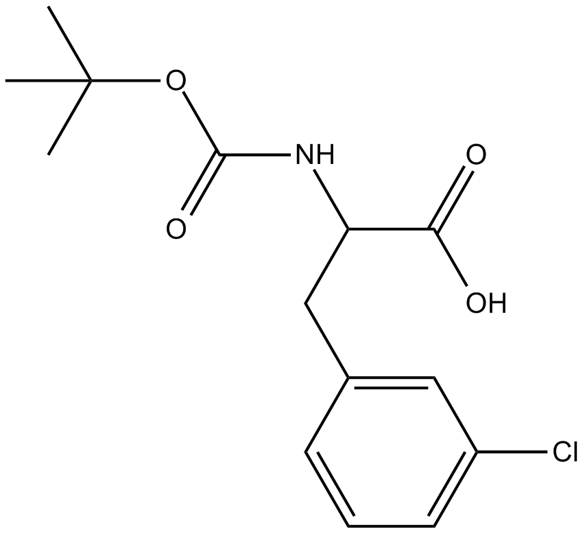 Boc-Phe(3-Cl)-OH Chemical Structure