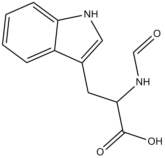 Formyl-DL-Trp-OH  Chemical Structure