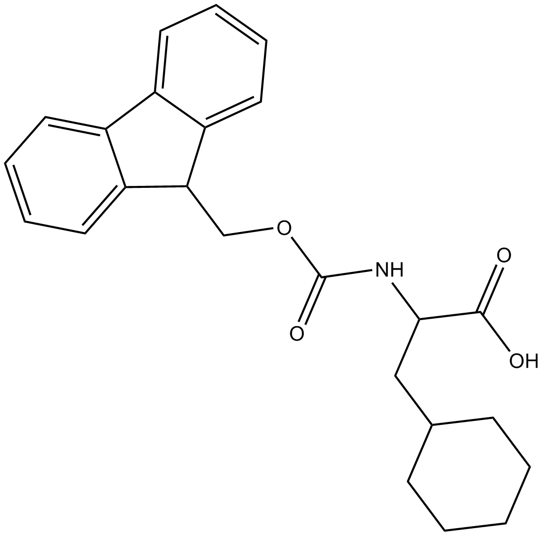 Fmoc-D-Cha-OH  Chemical Structure