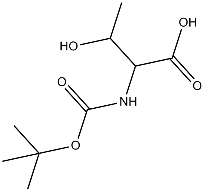 Boc-Thr-OH Chemische Struktur