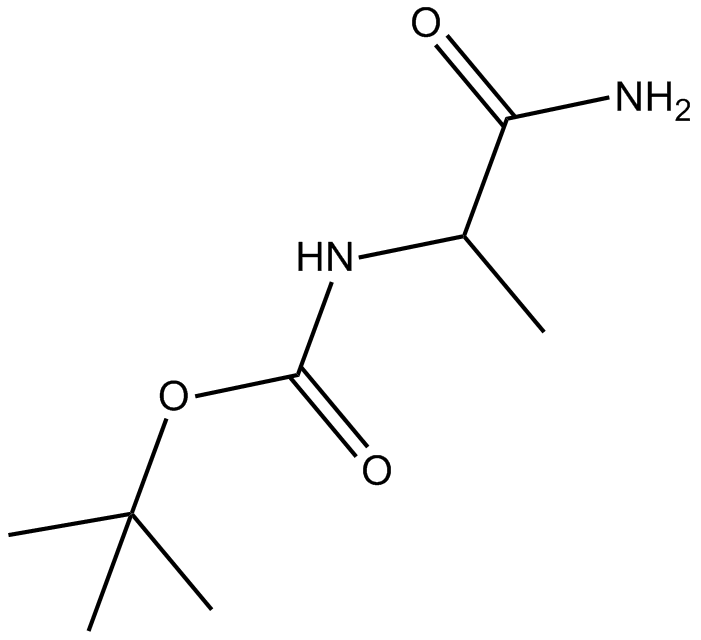 Boc-Ala-NH2  Chemical Structure