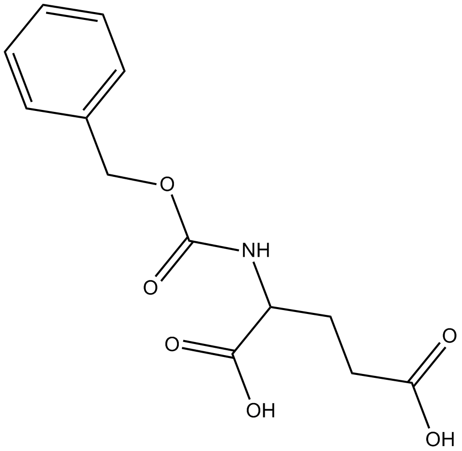 Z-D-Glu-OH 化学構造