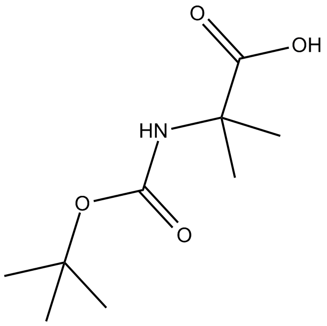 Boc-Aib-OH  Chemical Structure