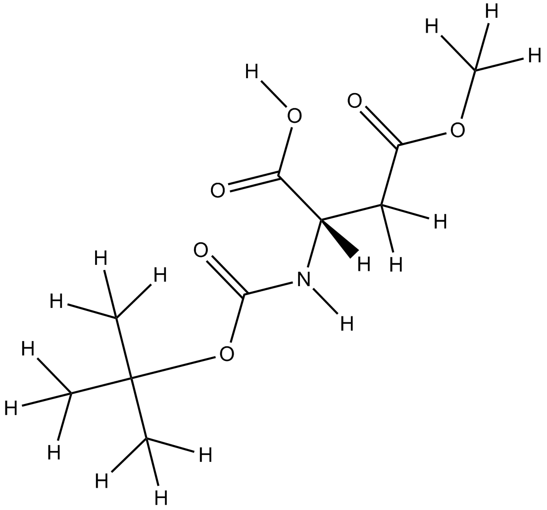 Boc-Asp(OMe)-OH.DCHA  Chemical Structure