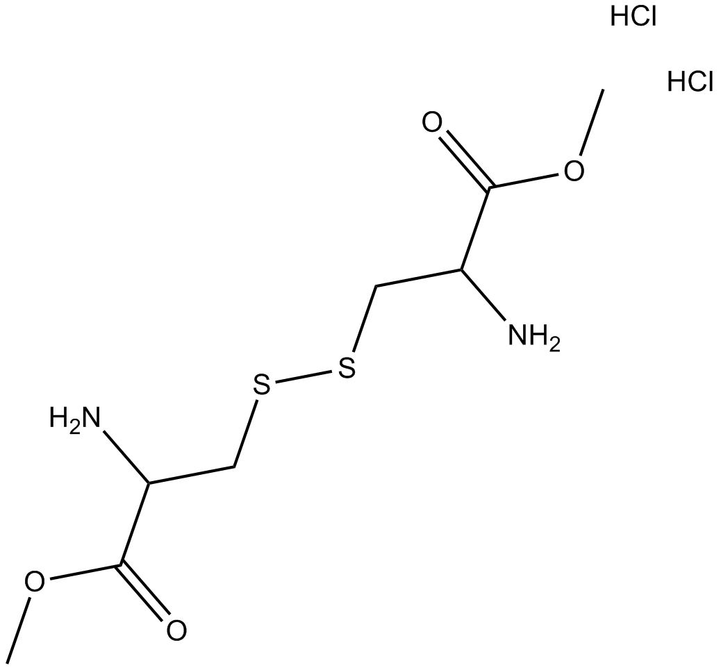(H-Cys-OMe)2.2HCl 化学構造