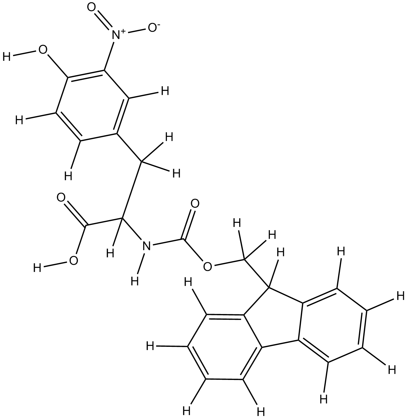 Ac-Tyr(3,5-NO2)-OH  Chemical Structure