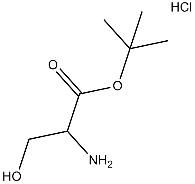 H-Ser-OtBu·HCl 化学構造