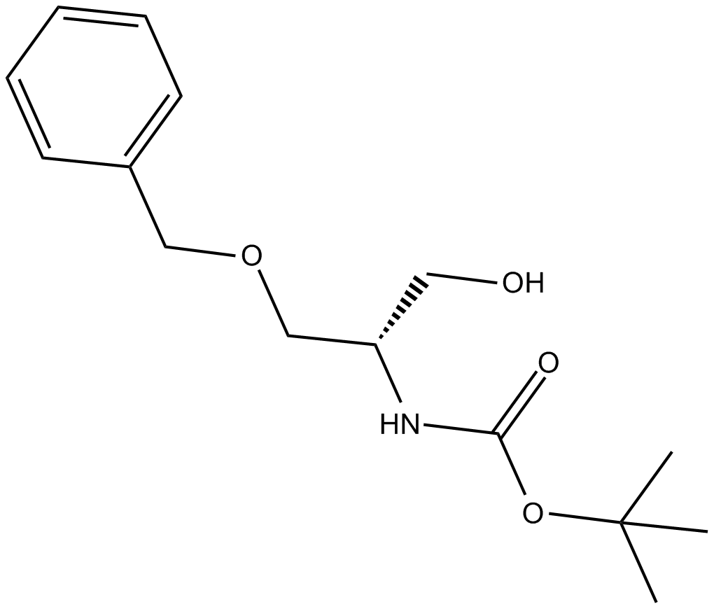 Boc-D-Serinol(Bzl) Chemische Struktur