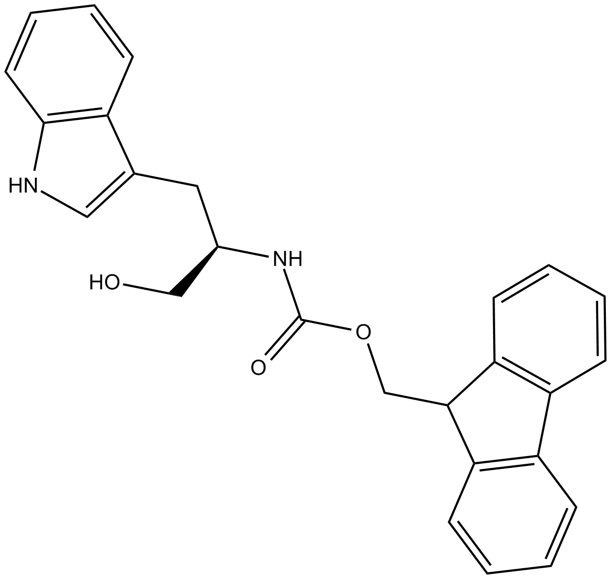 Fmoc-Tryptophanol التركيب الكيميائي