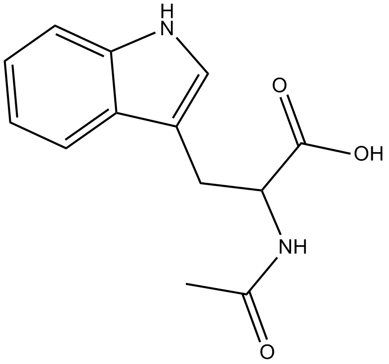Ac-D-Trp-OH  Chemical Structure