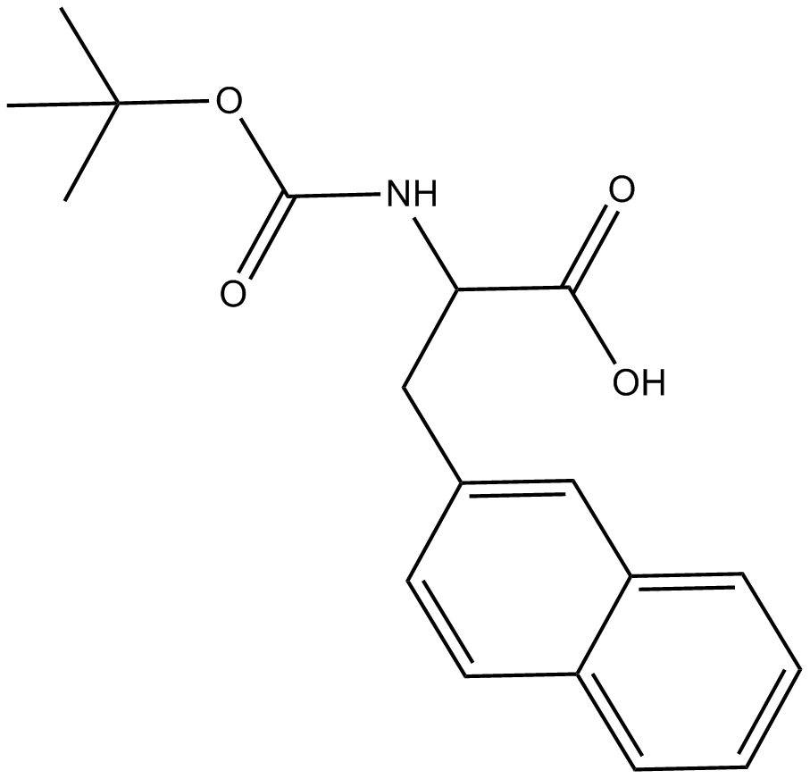 Boc-D-2-Nal-OH  Chemical Structure