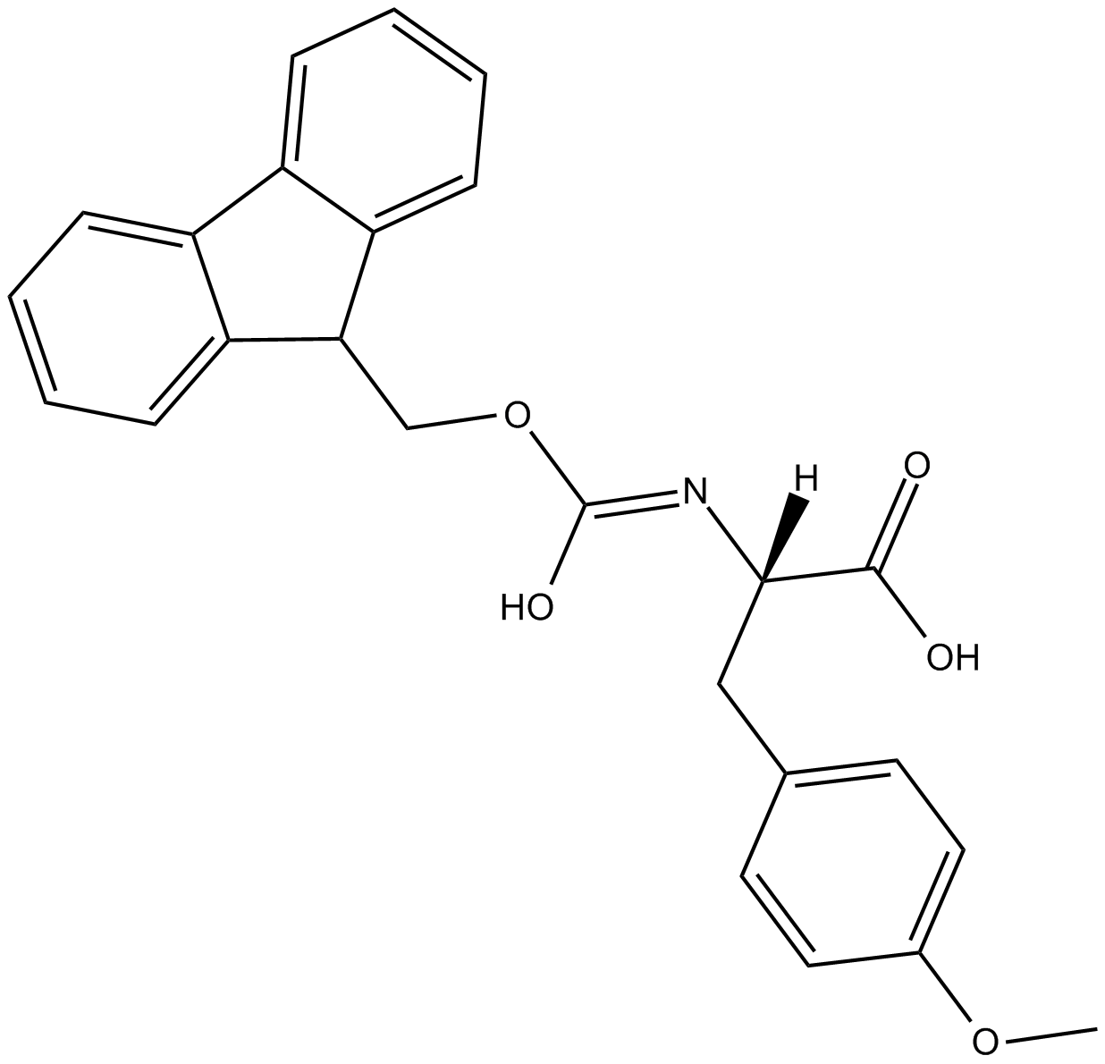 Fmoc-Tyr(Me)-OH Chemische Struktur
