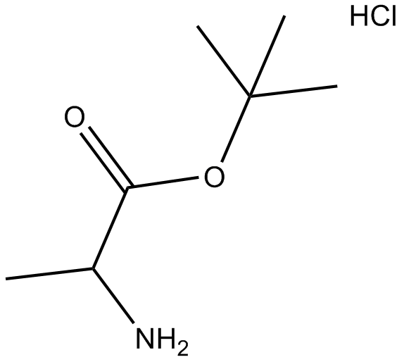 H-D-Ala-OtBu·HCl  Chemical Structure