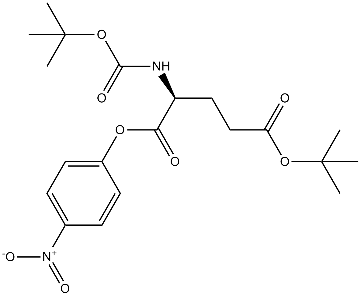 Boc-Glu(OtBu)-ONp 化学構造