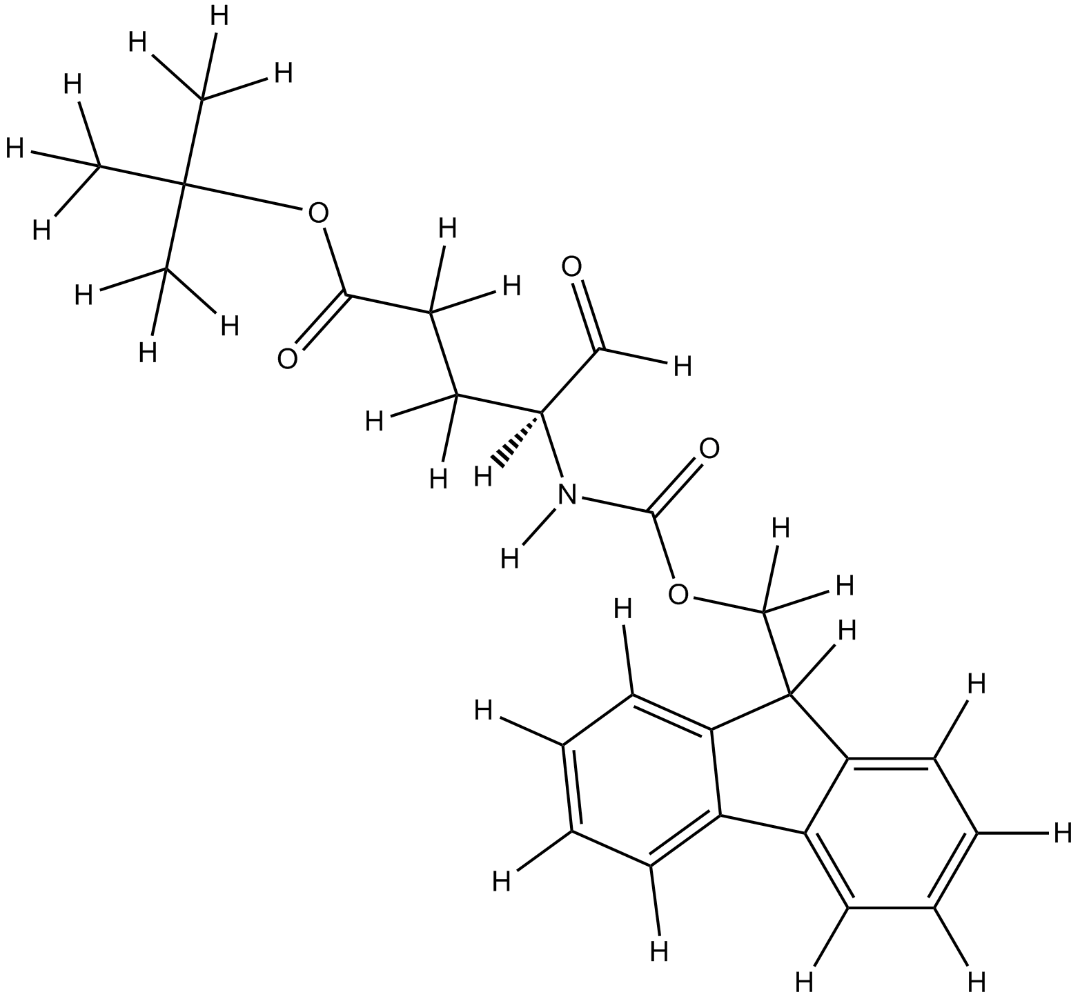 Fmoc-Glu(OtBu)-Wang resin  Chemical Structure