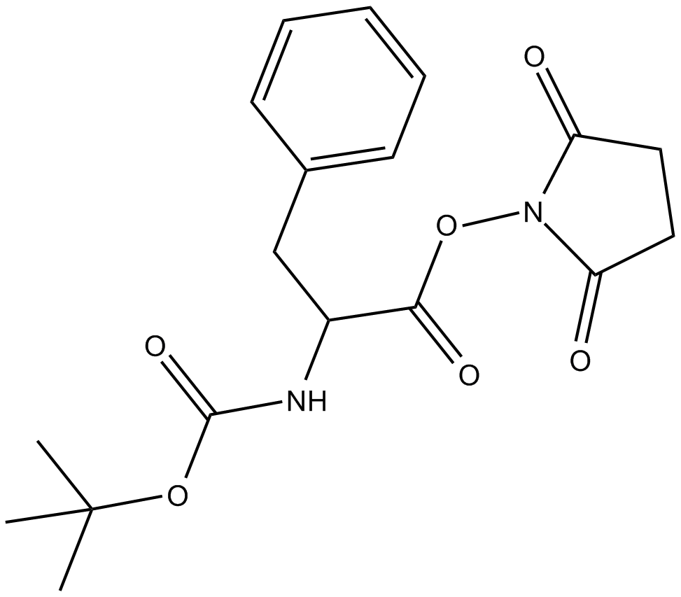 Boc-Phe-Osu Chemische Struktur