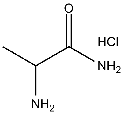 H-Ala-NH2.HCl 化学構造